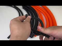 รถยนต์ สายรัดท่อรถยนต์แบบยืดหยุ่น ทนน้ำมัน สวมท่อลูกฟูก