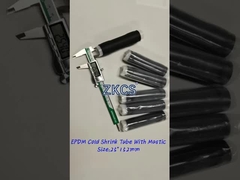 ทนต่ออากาศ EPDM ท่อลดความหนาวสําหรับการปิดเคเบิลและการป้องกันในอุตสาหกรรมโทรคมนาคม