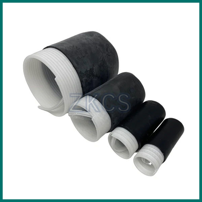 ทนต่อน้ํา EPDM Cold Shrink End Caps ให้ความคุ้มกันทางกายภาพสําหรับสายไฟและท่อ