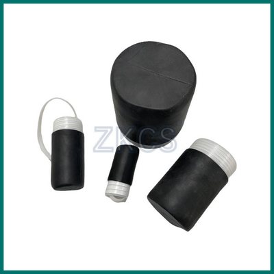 ปิดที่น่าเชื่อถือ ปิดท้ายยาง EPDM ที่หดตัวเย็น ป้องกันปลายสายไฟจากความเสียหายต่อสิ่งแวดล้อม