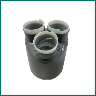 ยางซิลิโคนสีเทาเข้ม 3 Way Cold Shrink Cable Breakout Boot สําหรับการป้องกันระยะเคเบิลแต่ละชิ้น