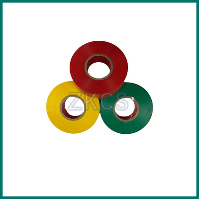 18mm*0.18mm*20m พีวีซี เทปกันไฟฟ้าสําหรับการกันไฟฟ้าของสายต่อมุมรอบ 600v