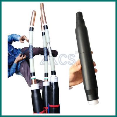 11KV Outdoor Cold Shrinkage Single Core Intermediate Connectors สําหรับอุตสาหกรรมพลังงาน
