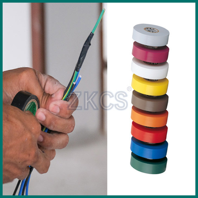 เทปไฟฟ้า PVC ที่กันไฟและกันความร้อน สําหรับการป้องกันสายไฟ