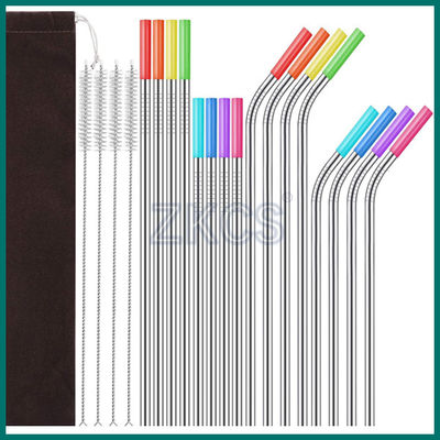 ปลอกซิลิโคนสีสำหรับใช้ซ้ำได้สำหรับเครื่องดื่ม | จับถนัดมือ & ป้องกันความร้อน